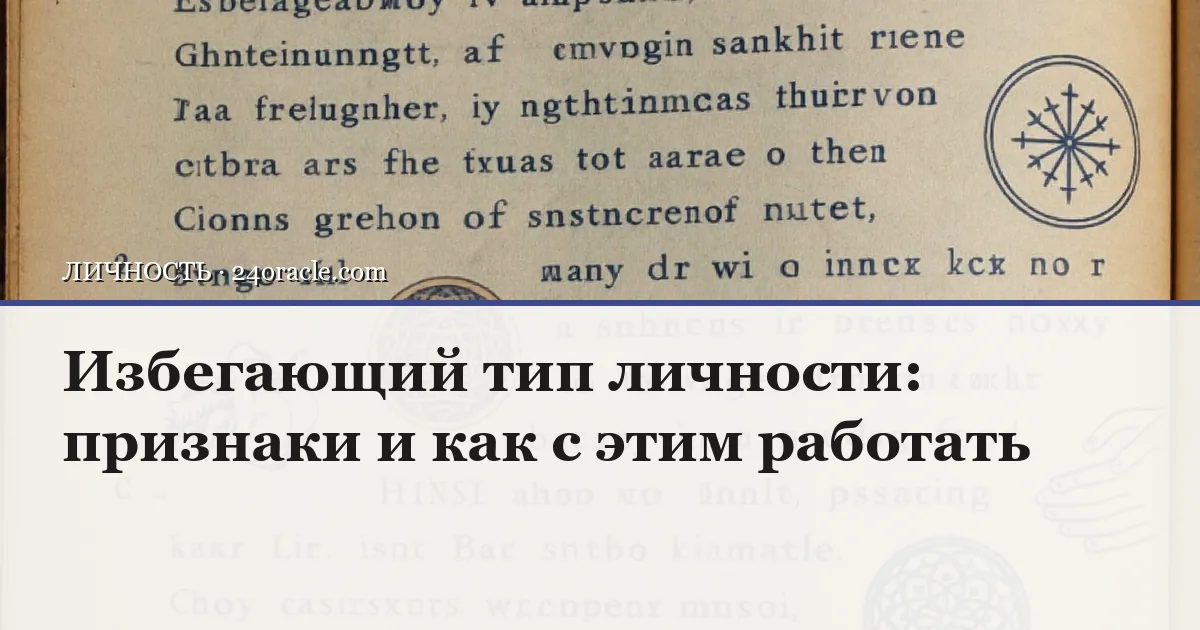 Винтажная чернильная гравюра: Избегающий тип личности: признаки и как с этим работать