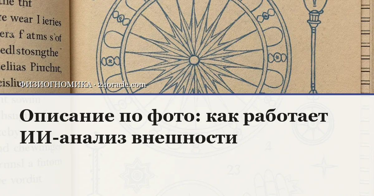 Винтажная чернильная гравюра: Описание по фото: как работает ИИ-анализ внешности